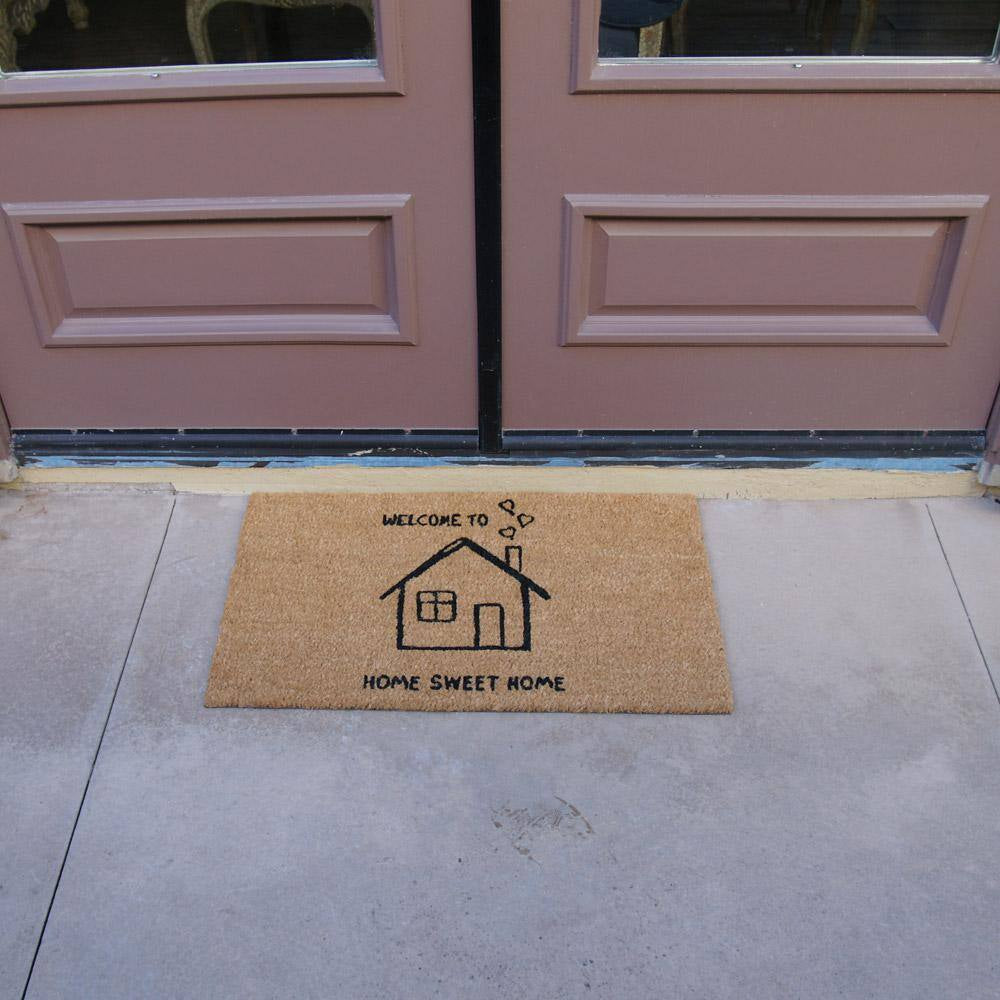 Sweet and Loving Home 18 In. X 30 In. Natural Coir Home Sweet Home Doormat