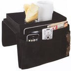 ARMCHAIR Remote Control Holder Sofa Arm Rest Organizer Caddy Table