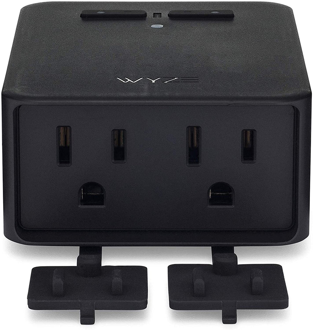 Smart Home Smart Indoor/Outdoor Plug, Wifi Enabled, Black