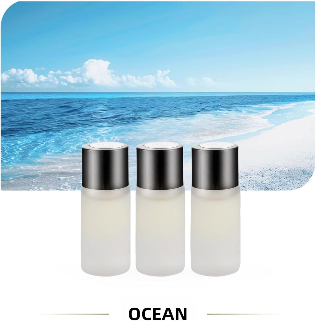 Smart Car Air Freshener Refill - 3 Pcs Long Lasting Aroma Replacement for Car Diffuser (Ocean)