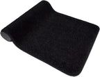 Machine Washable Seashell Design Non-Slip Rubberback 3PCS Bath Rug Set for Bathroom, 3 Piece - 18" X 30"/18" X 19"/18" X 18", Black
