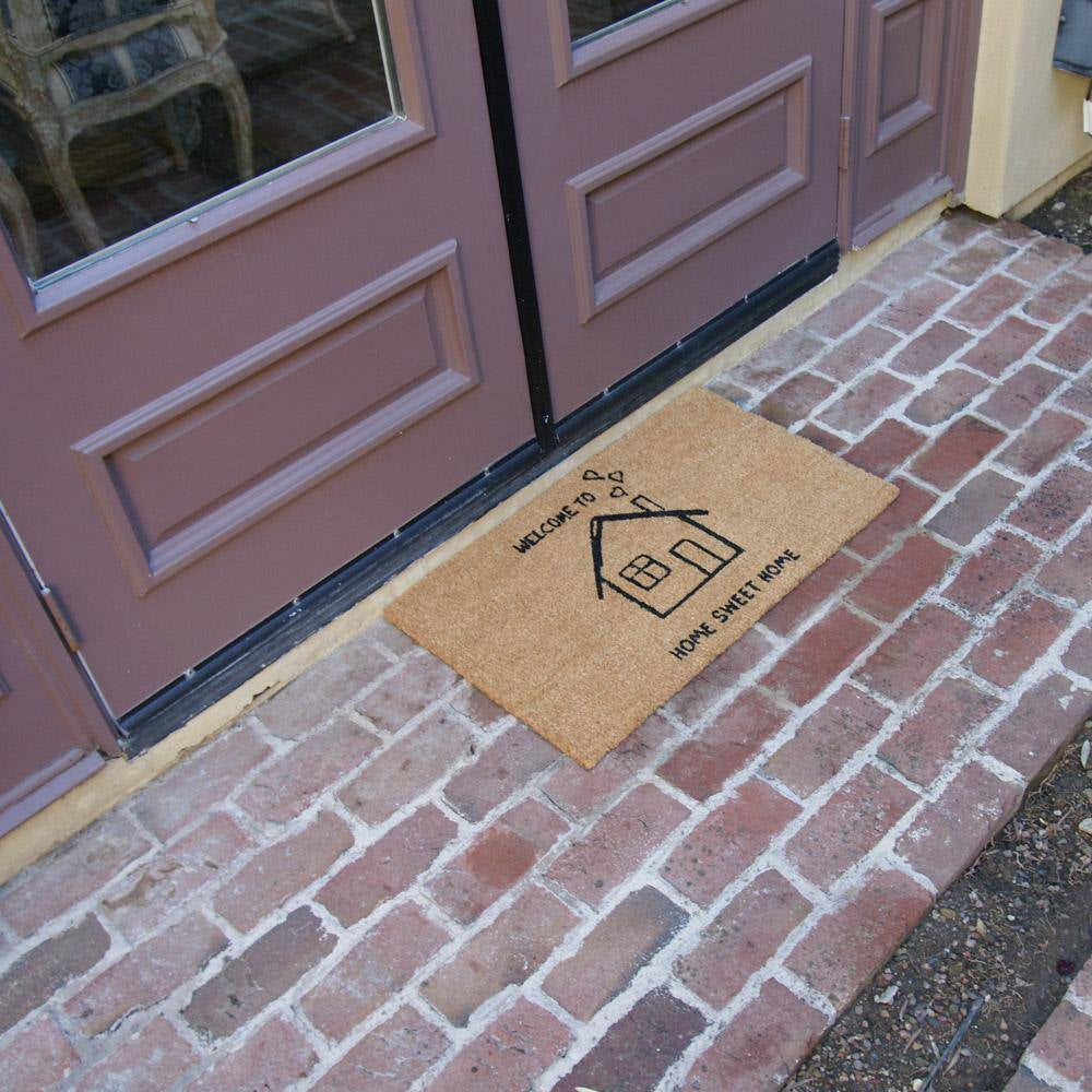 Sweet and Loving Home 18 In. X 30 In. Natural Coir Home Sweet Home Doormat